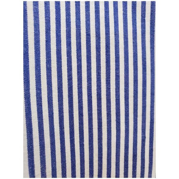 Love & Bravery Lightweight Nautical Blue Striped V-Neck 3/4 Sleeve Dress -Size L - Picture 5 of 5